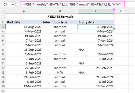 edate|Nested IF statement with EDATE and TODAY()